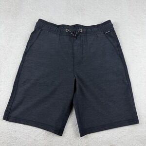 Salty Crew Boy's Youth Drifter Elastic Hybrid‎ Shorts Black Size Medium-EUC